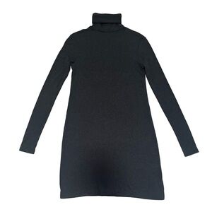 Polo Ralph Lauren Gray Turtleneck Sweater Dress | Long Sleeve Knit | Size XS